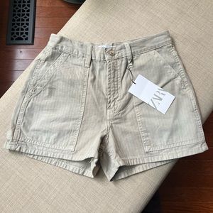 NWT Zara High waisted shorts